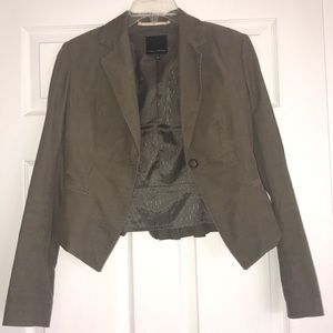 The Limited olive green coat